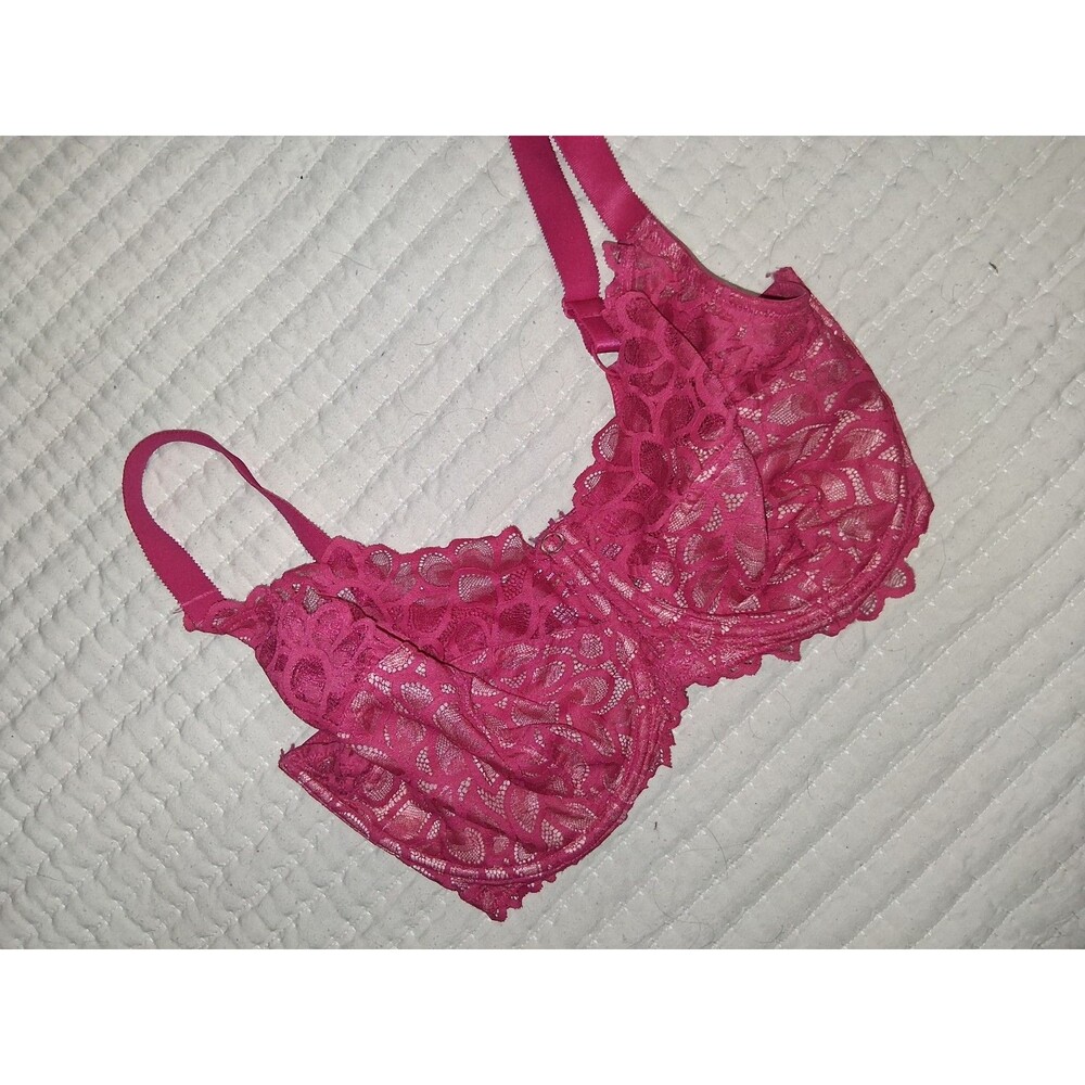 Panache Allure Bra 36 K Pink Lacey